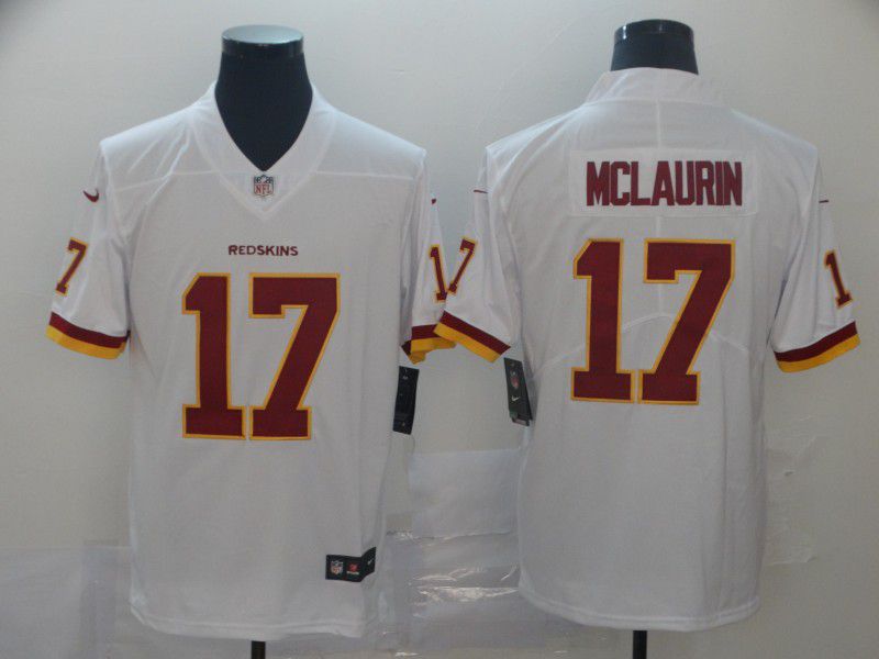 Men Washington Red Skins #17 Mclaurin White Nike Vapor Untouchable Limited Player NFL Jerseys